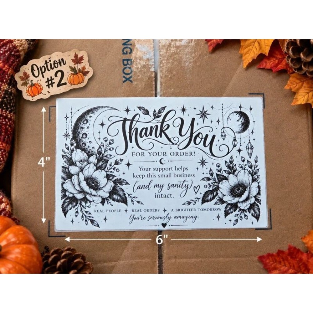 Large 4x6" Thermal Shipping Stickers - Design #2